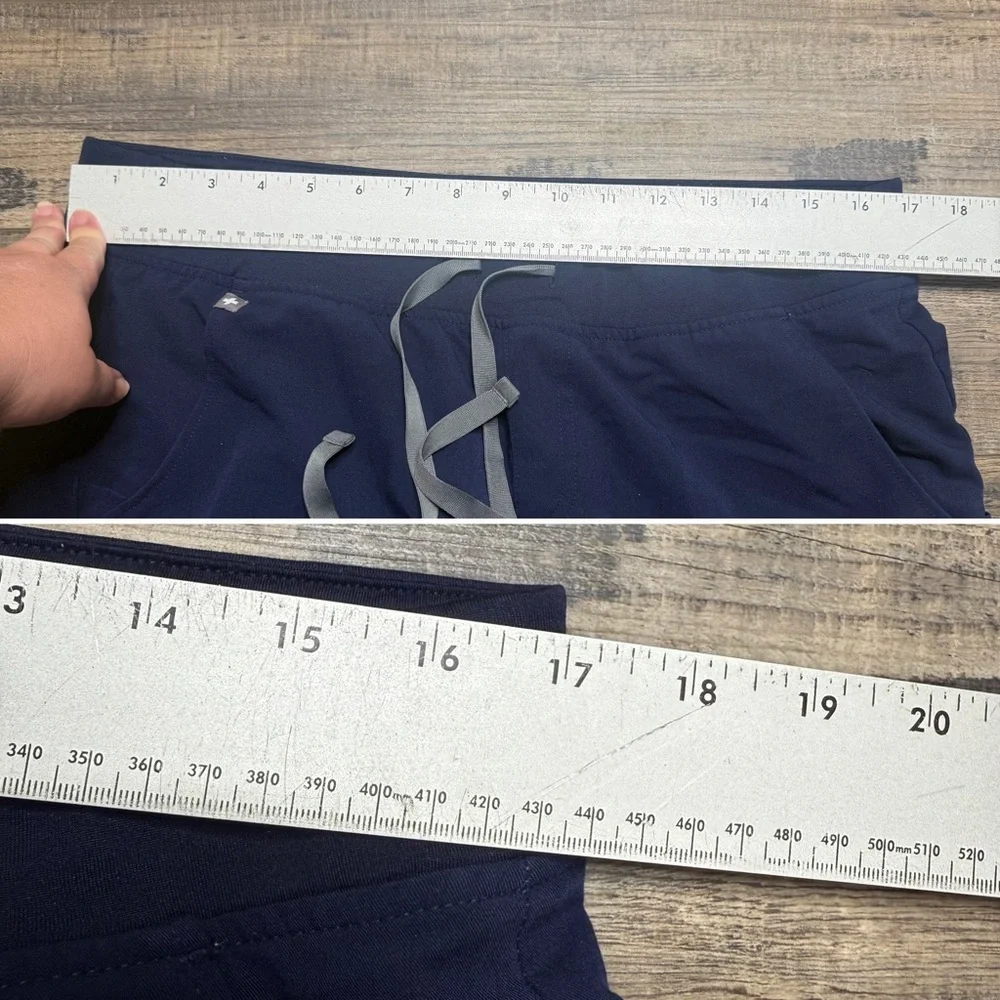 Figs Technical Collection Scrub Zamora Pants  Navy Blue - Picture 12 of 12